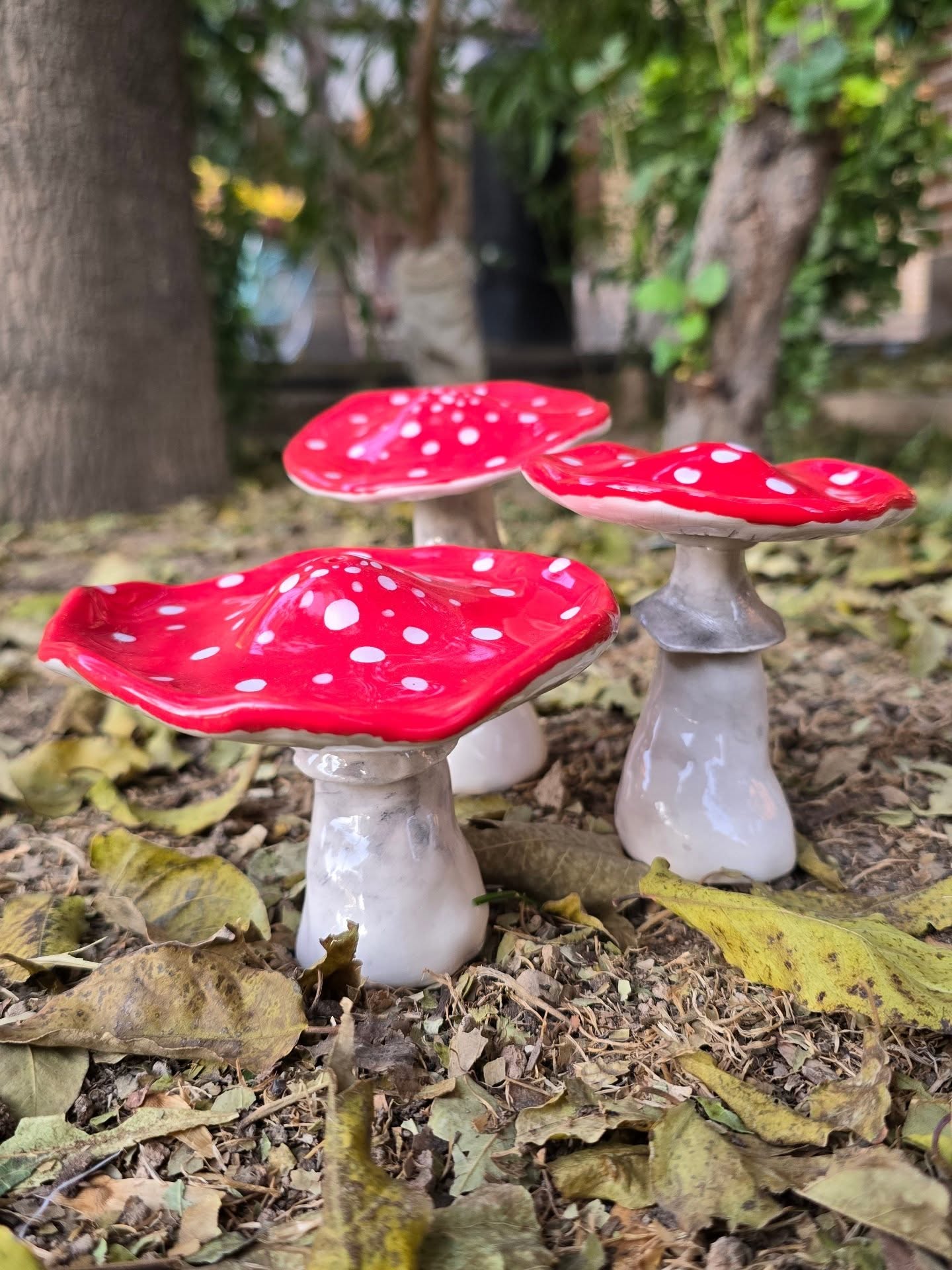 جاعودی سه تیکه سرامیکی طرح قارچ - تصویر 2